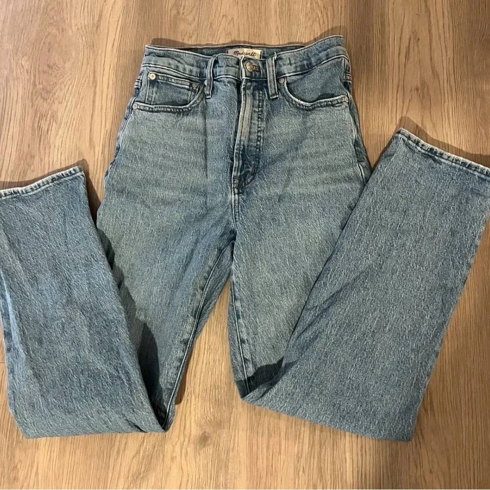 Madewell perfect vintage straight jeans - Picture 3 of 6